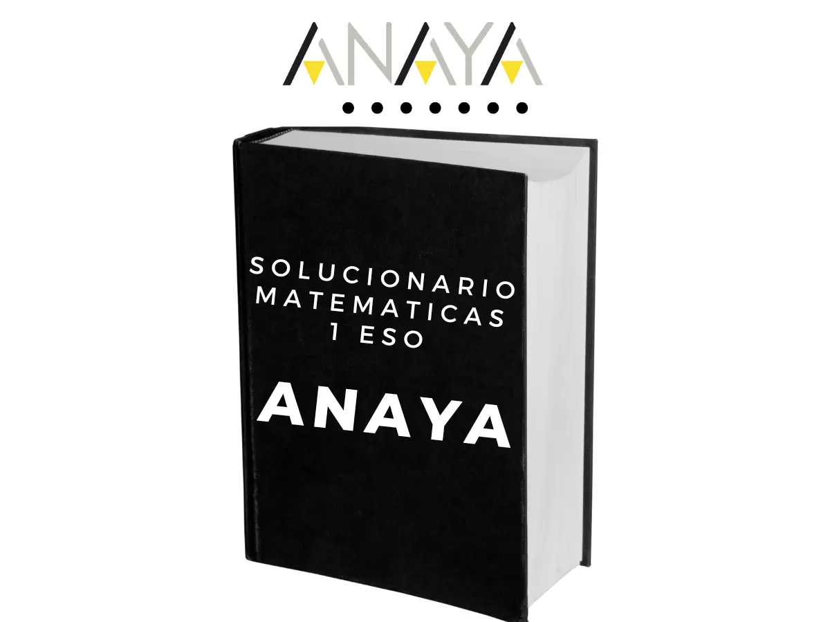 Solucionario Matematicas 1 Eso Anaya en PDF Libro