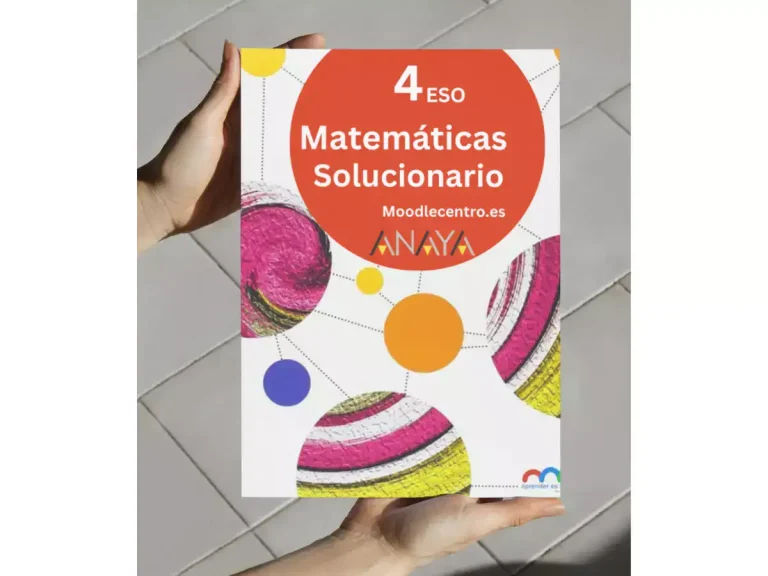 Solucionario Matematicas 4 ESO Anaya: Herramienta Esencial para el Estudio de Matemáticas