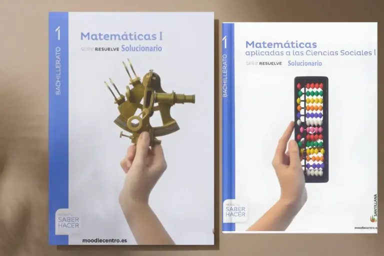 Solucionario de Matemáticas 1 Bachillerato Santillana Libros en PDF