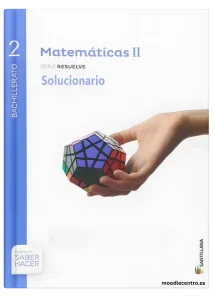 libro matematicas 2 bachillerato Santillana de la modalidad de ciencias